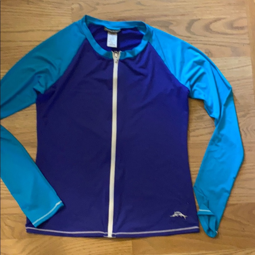 Tommy Bahama colorblock UPF sun top